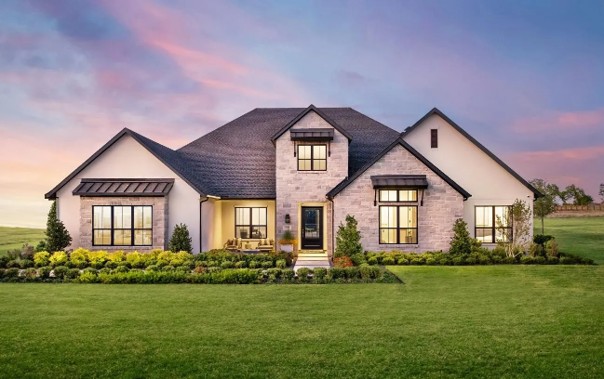 Creek Meadow West new construction homes on acreage lots in Argyle, TX